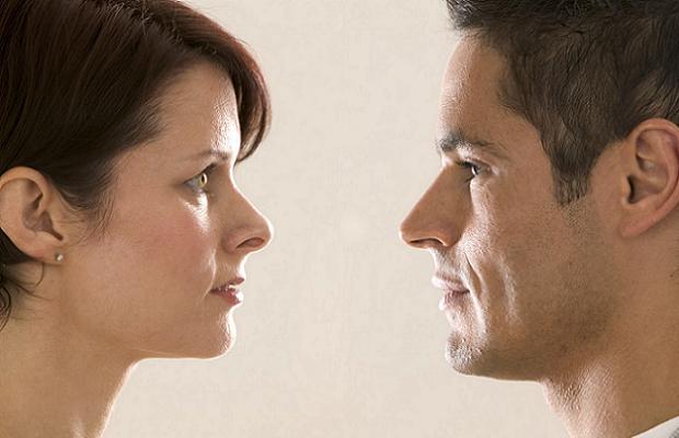 Couple Looking at Each Other