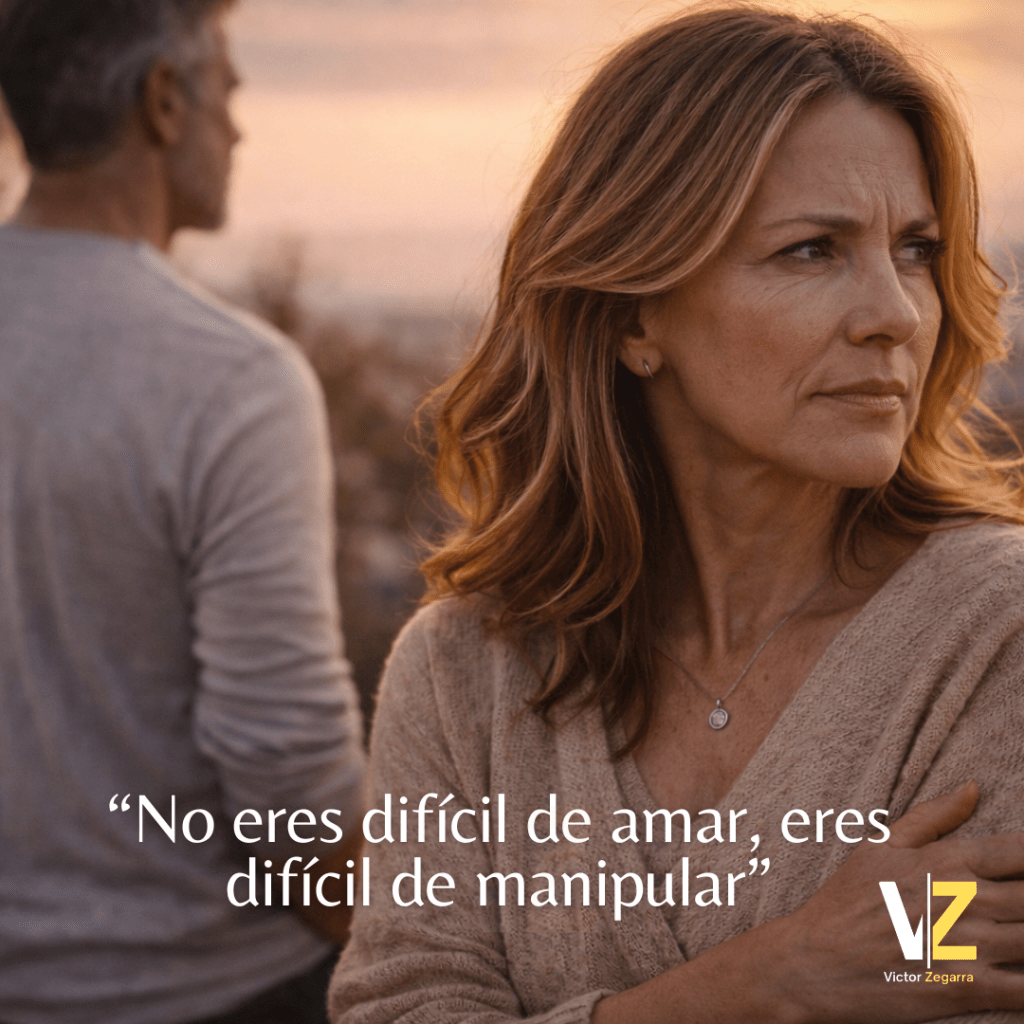 No eres difícil de amar, eres difícil de&nbsp;manipular